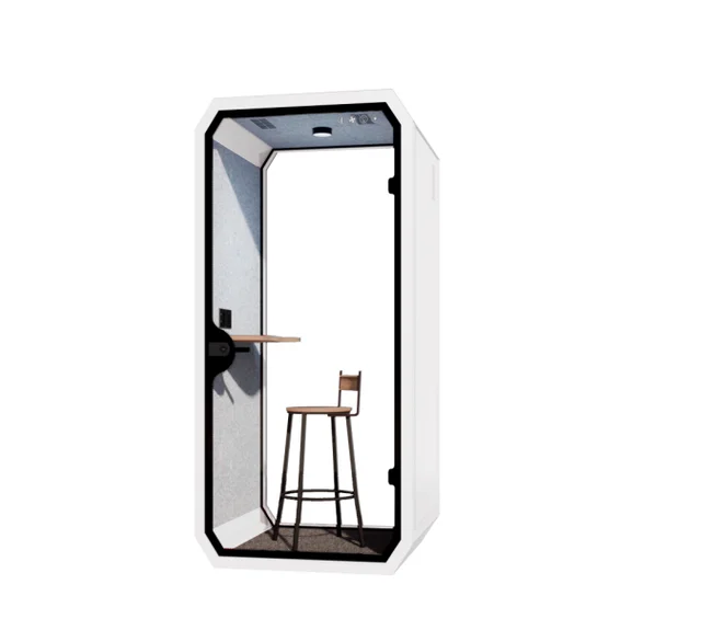 Professional SoundProof Phone Booth Acoustic Office Vocal Recording Pod Office Coworking Space