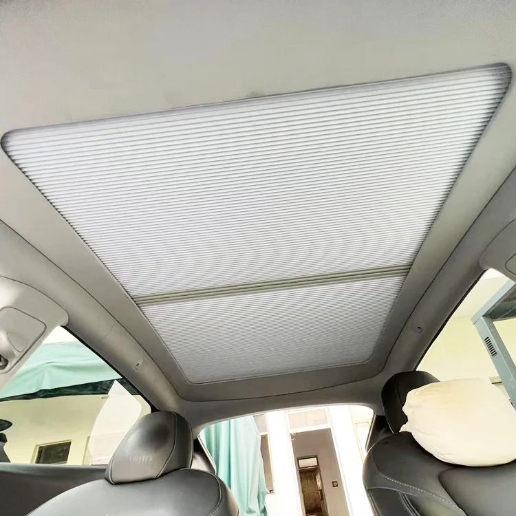 Sunshade Sunroof Bumper Sunscreen For Tesla Model Y 3 Sunroof Electrostatic  Adsorption Sunshade Roof Sunscreen Heat Insulation - AliExpress