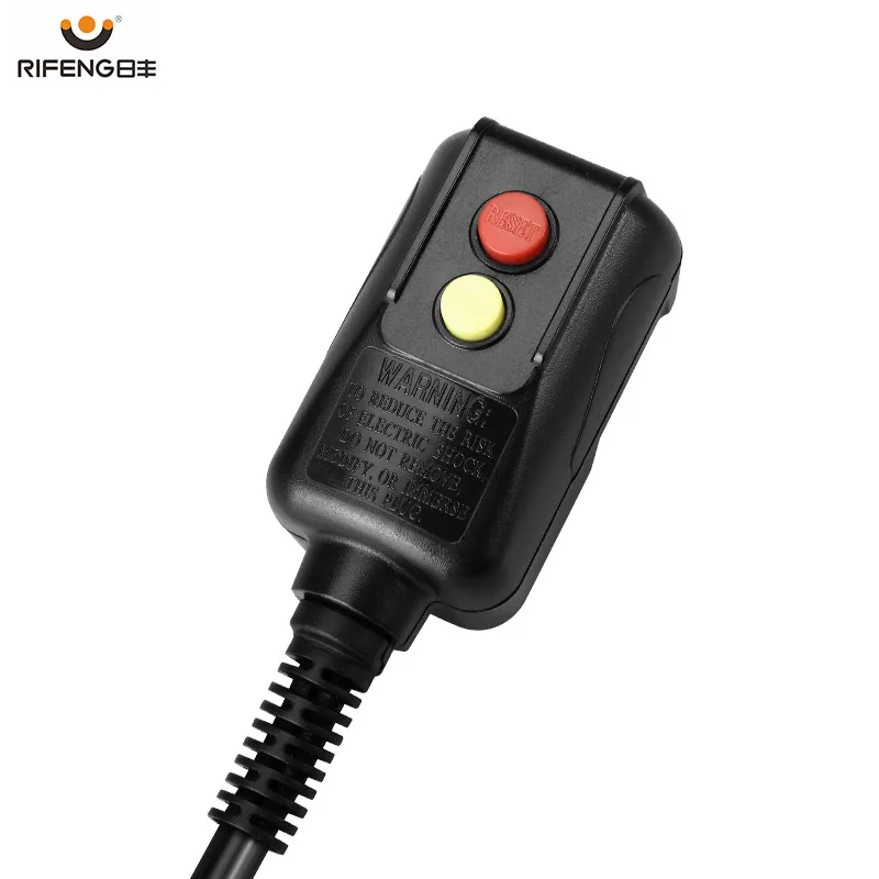 125V 15A  Residual Current Leakage Protection Self-test Adaptor ALCI Electrical Safety Plugs