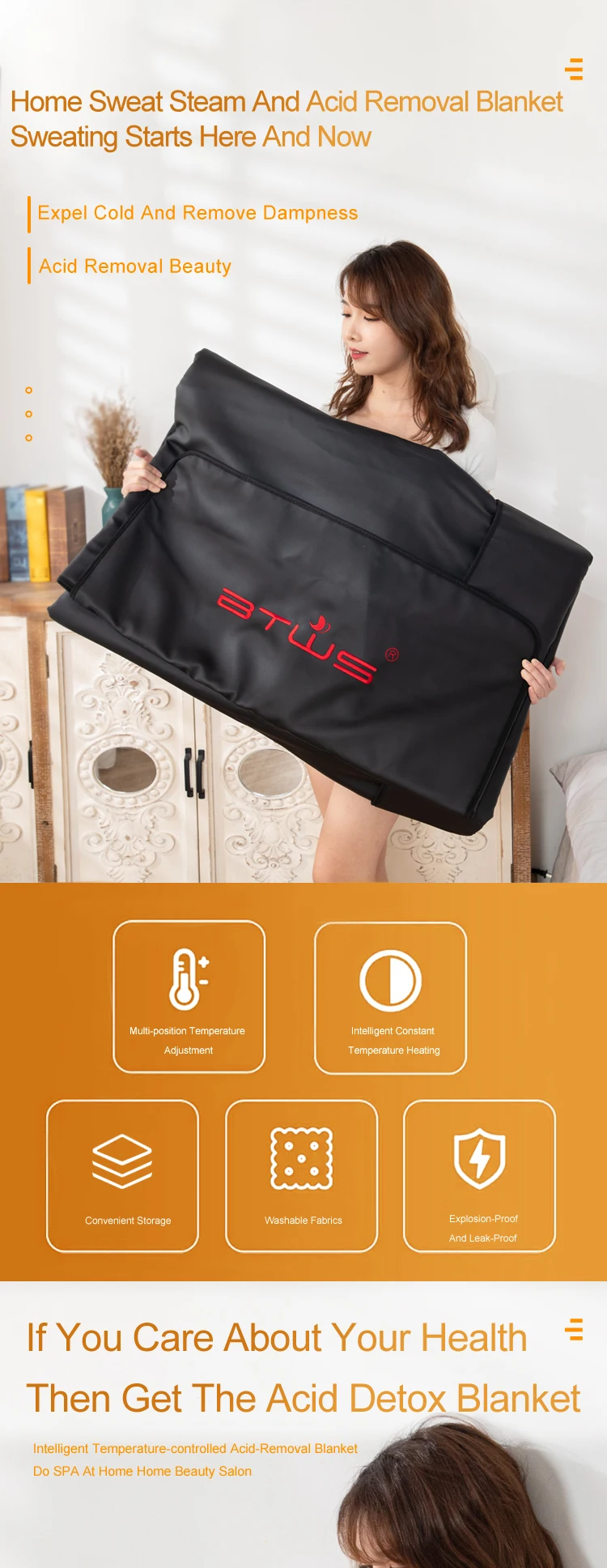 Gyzx Weight Loss And Detox Customizable Far Infrared Sauna Blanket Infrared Heated Body Wrap