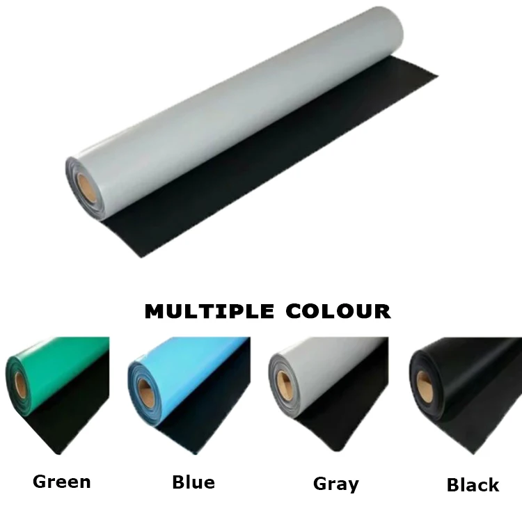 Industrial Clean Room Antistatic Desk Anti Static Table Mats Roll Grey