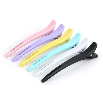 Multi-color Plastic Durable Simple Style Hairdressing Clips  Hair Clipper Limit Comb Hair Clippers