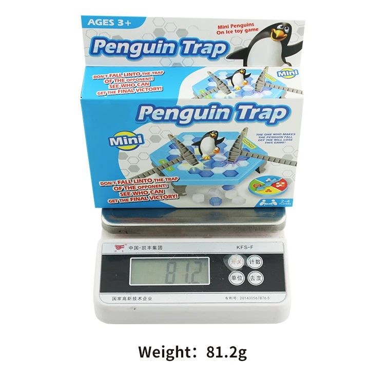 Tnfeeon Pinguin Auf Eis Spiel – Eisbrechendes Brettspiel – Für Kinder Ab 3 Jahren – Mit Hammer & Eiswürfeln