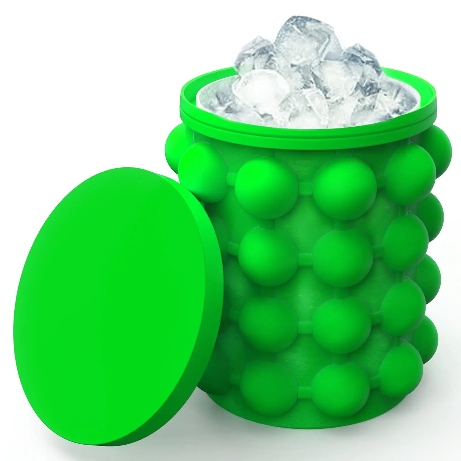 Ice Cube Mold New 3d Ice Cube Large Cylindrical Silicone Ice Bucket For