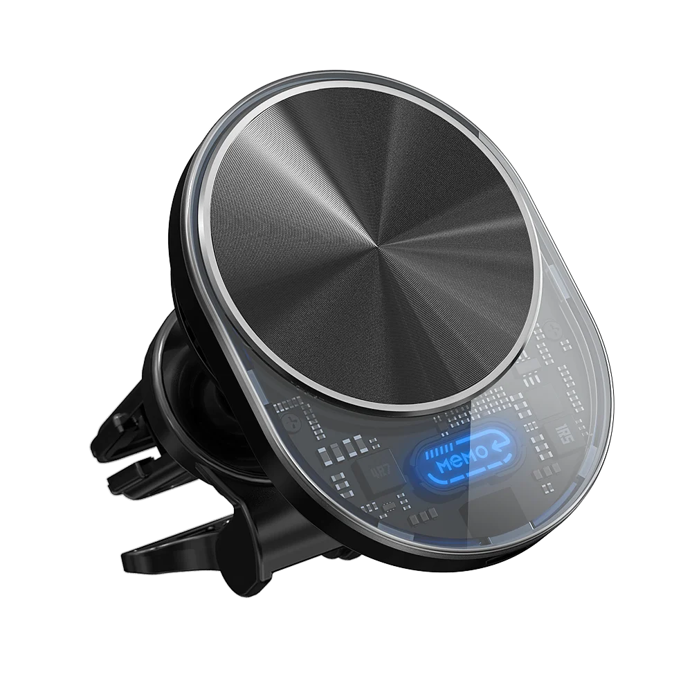 New Arrival Car Phone Holder Wireless Charger MEMO GW01 Magnetic Car Phone  Holder with 15W Wireless Charging and Cooling Phone
