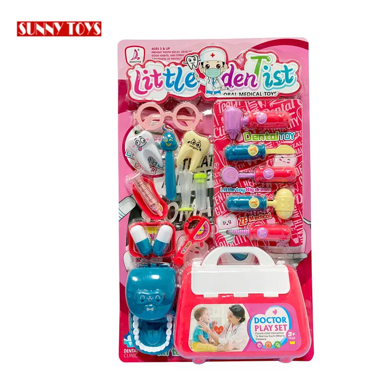 Детский Дошкольный образовательный медицинский набор докторская игрушка ролевая игра для
