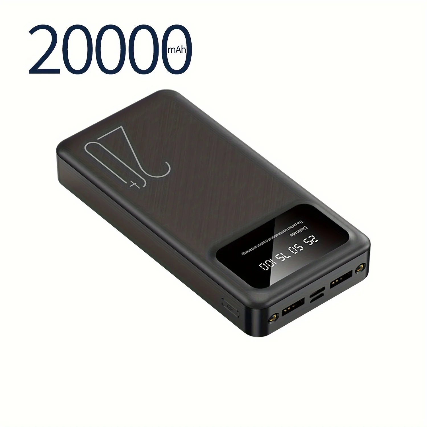 OEM ODM  Large Capacity Power Bank 20000mah Portable Flashlight Dual Output Dual Input Mobile Power Bank With High Quality