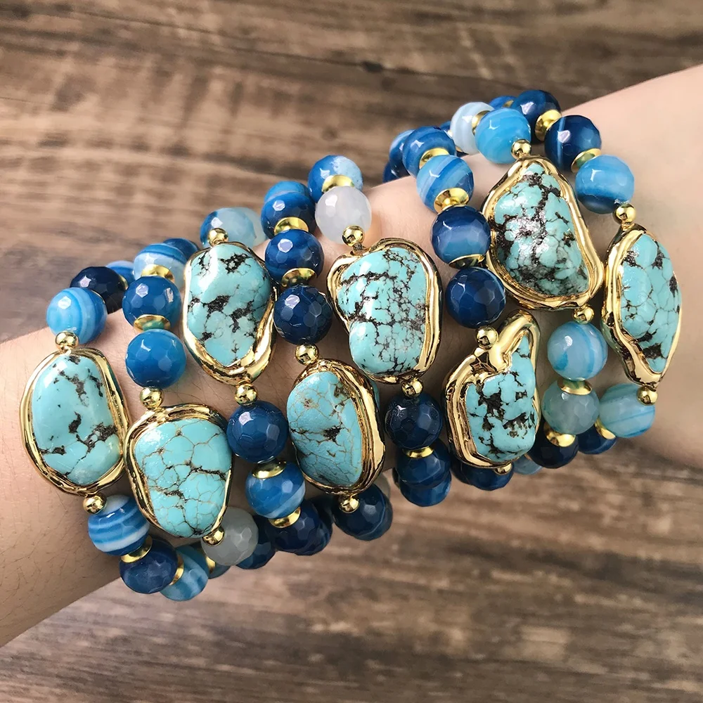 LS-A734 New Arrival! Faceted Beads Bracelet with Gold