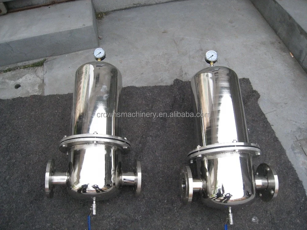 Stainless Steel Filter Housing Ss 304 Water Filter Housing Cartridge Filter Housing For Water Treatment System