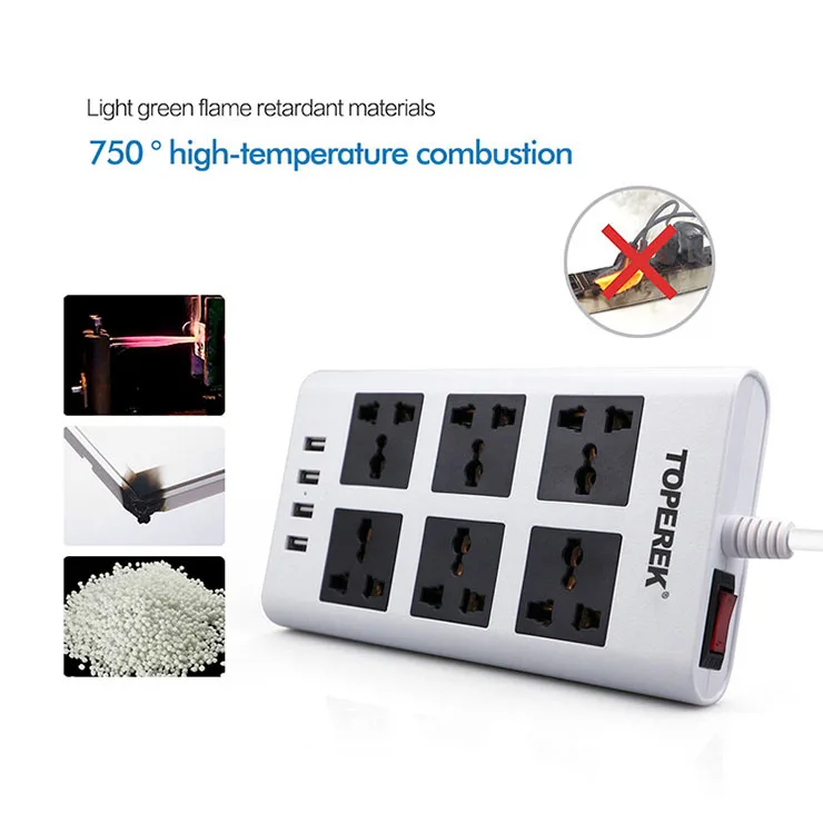 Плоский разъем универсальный сетевой фильтр с