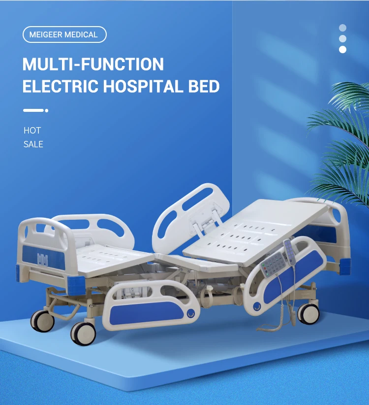 Hospital Equipment Cama Medical Patient Nursing Care Home Electric Five Function Hospital Bed