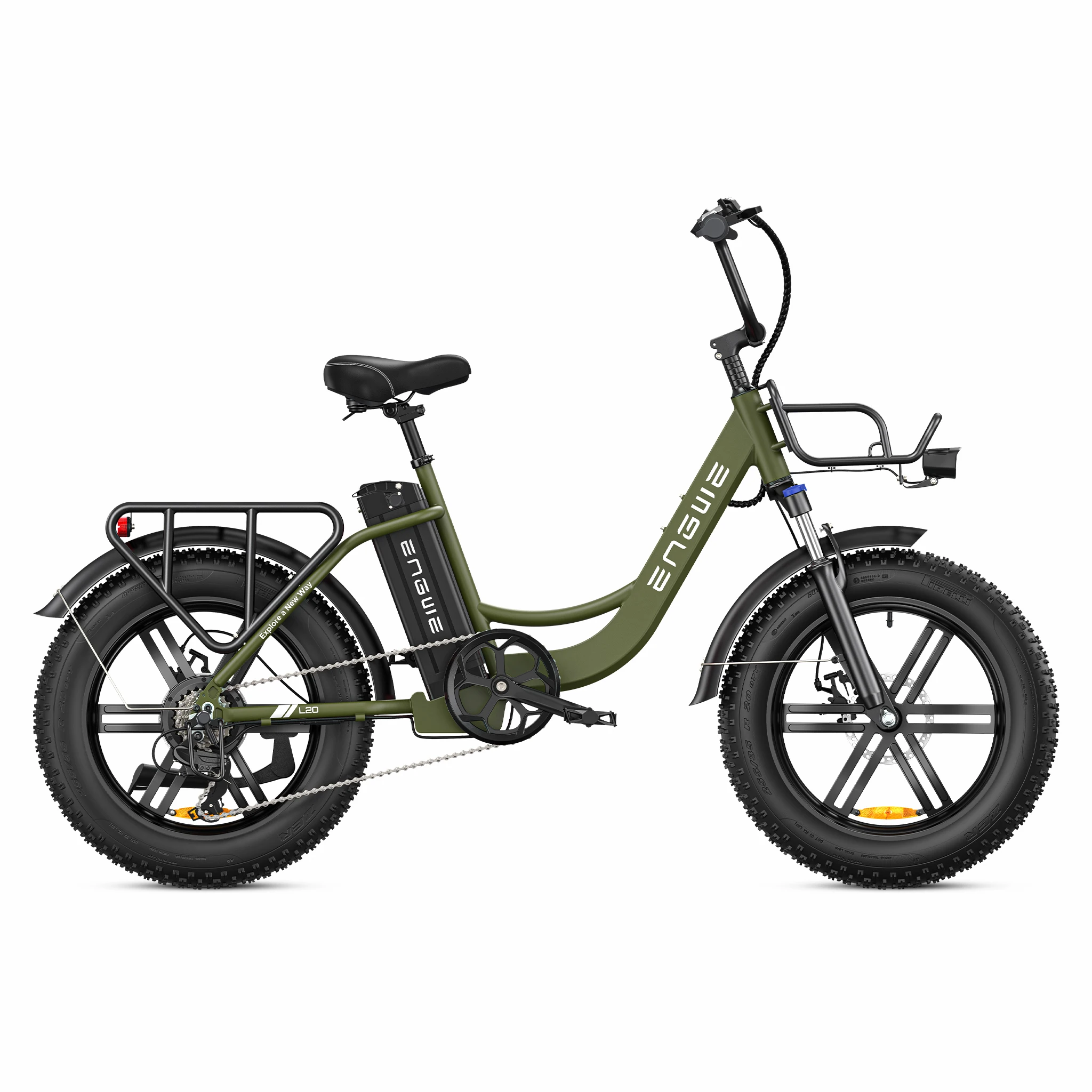 Instant Gratification New Model ENGWE L20 EU Stock 250W Electric Road Bicycle with 20 Inch Fat Tire – Electric Bike