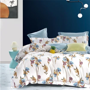 KOSMOS Bed Sheet Set Super Soft Luxury Bedding Microfiber Printed Four-piece Bed Sheet Set