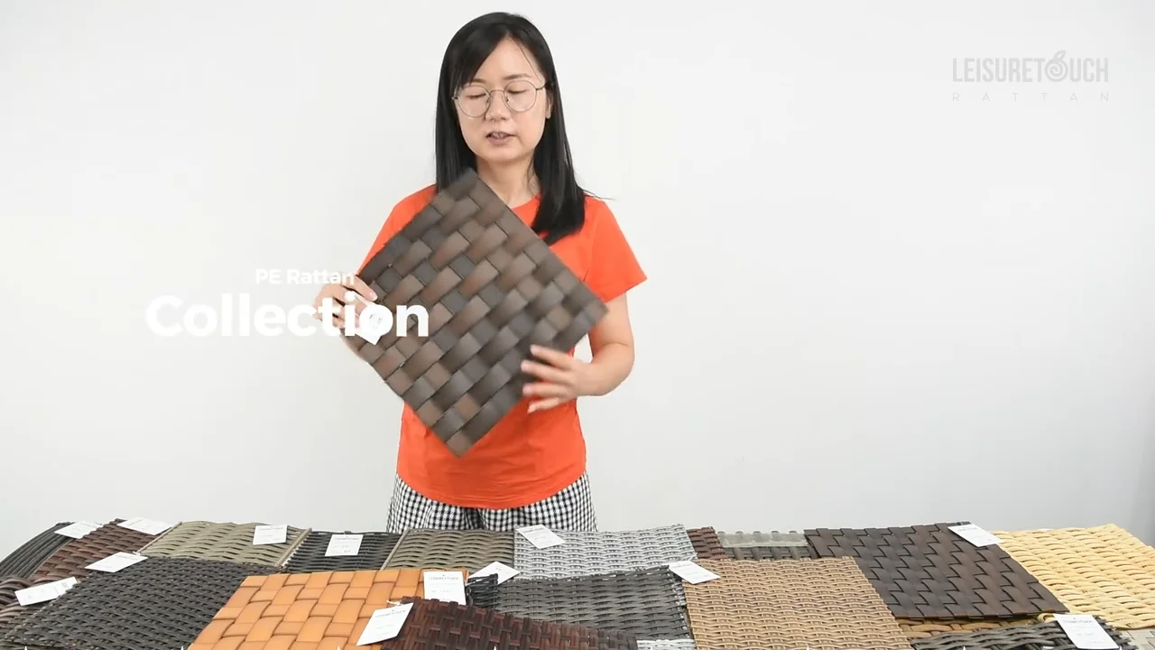 Outdoor Furniture Garden Set Pe Plastic Poly Rattan Material Artificial