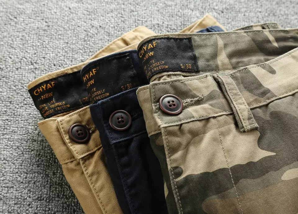 Uued saabumise kvaliteetsed vabaaja mood Bermuda kamuflaažpüksid, meeste kamuflaažpüksid, Streetwear püksid, 230_voghion.com