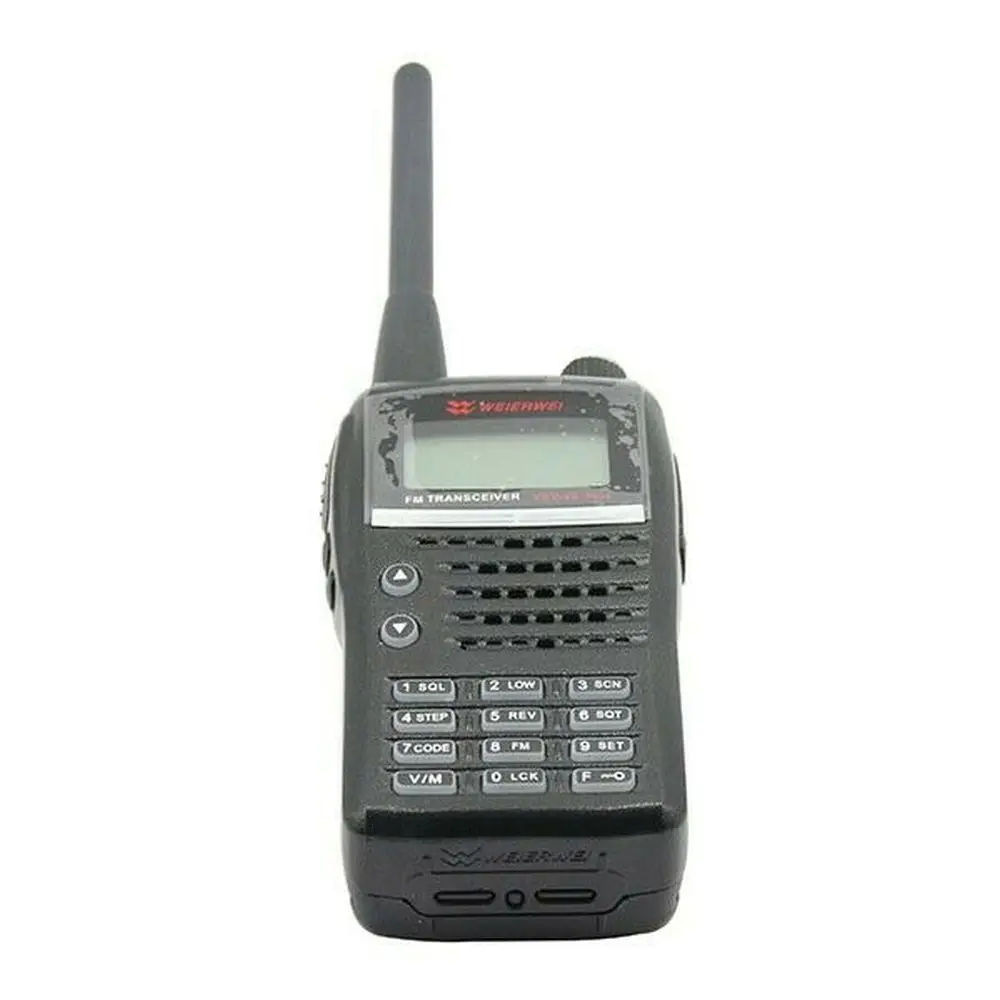 WEIERWEI VEV-V8 Plus Portable UHF Walkie Talkie with VOX DTMF Radio and FM Radio Effective Ran 5km