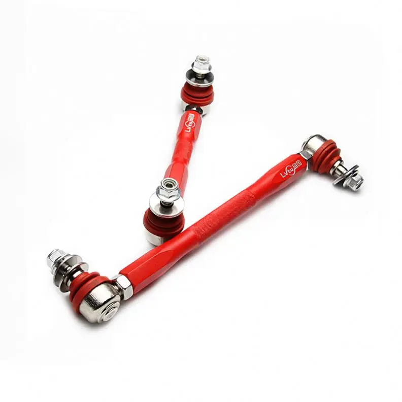 Front Adjustable Aluminum Alloy Suspension Sway Bar Stabilizer Link Rod 30-36CM For VW Golf MK6
