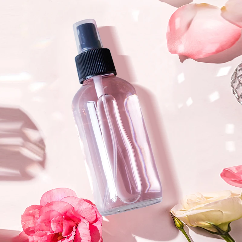 Private Label 100% Organic Natural Rose Water Spray Facial Toner Moisturizing Facial Mist Rose Hydrosol