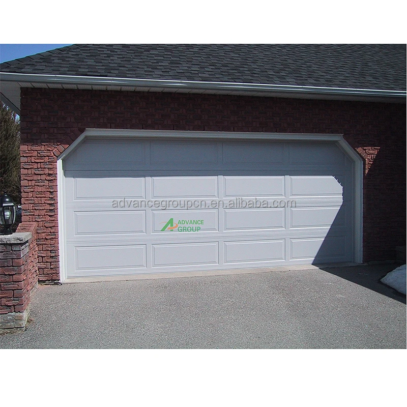 Pretty Residential Automatic Sectional Overhead Porton Garage Door