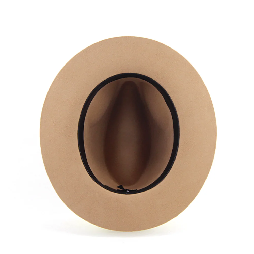 LiHua Hot Selling Wide Brim Fedora Hats Men 100% Australian Wool Handmade Wool Felt Unisex Ombr Fedora Hats Wholesale