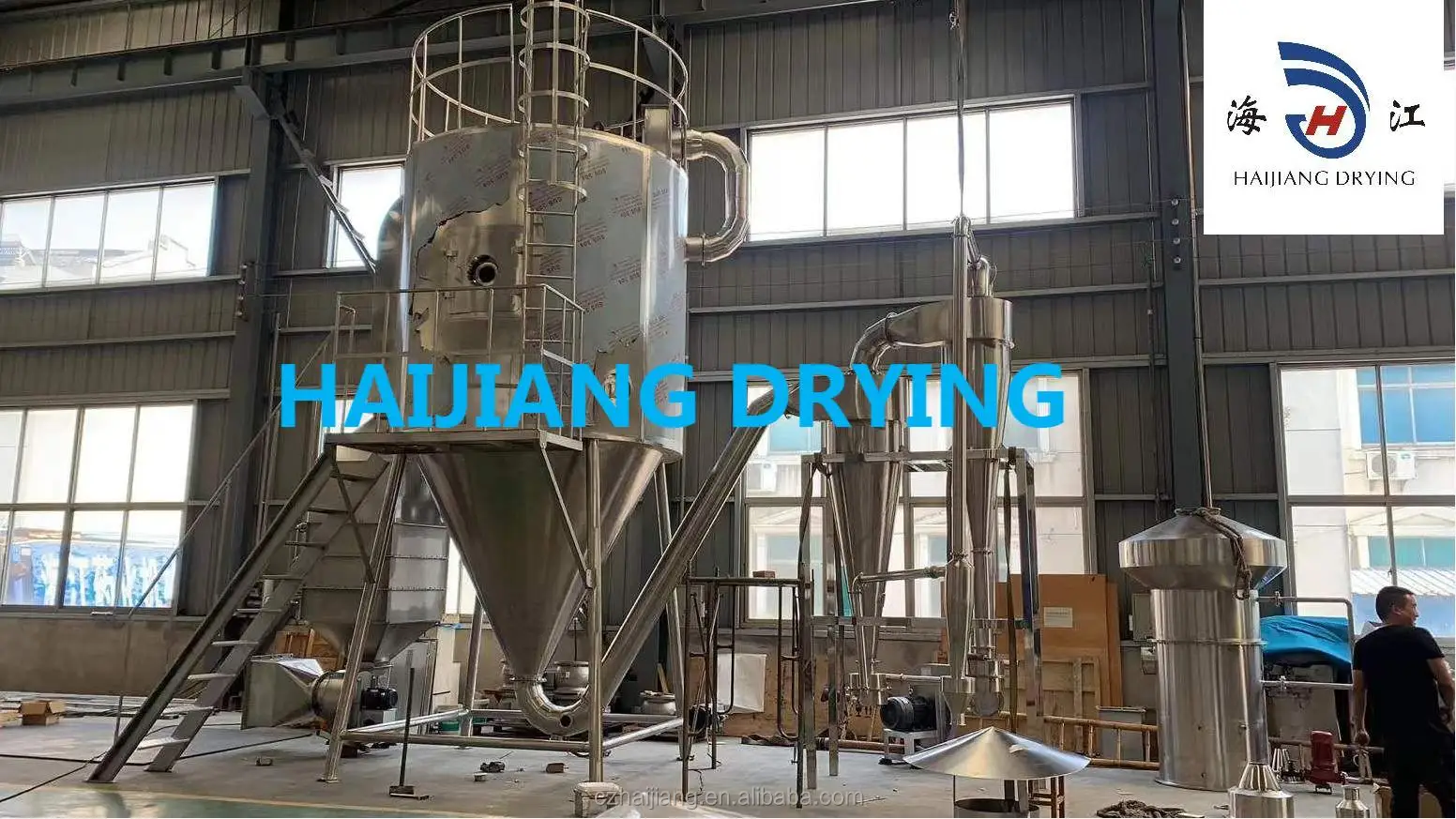 LPG Powder Making Drying Machine Spray Dryer for Blood Milk Powder Herb Extract Stevia Spirulina Coffee Egg Powder Drying