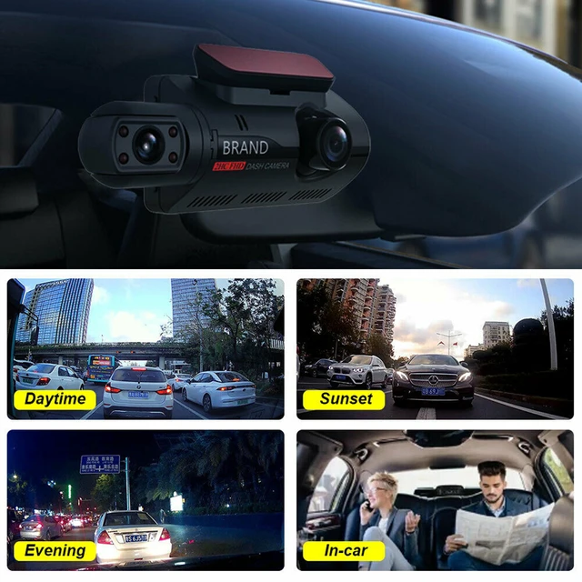 A68 3 inch 110 Degrees Car DVR 1080P HD Parking Monitoring Loop