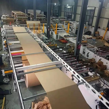 Factory direct eco-friendy honeycomb  Hexcel kraft paper mailer envelope bag machine making  production line for post