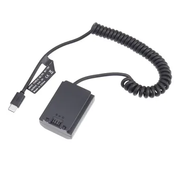 NP-FZ100 Dummy Battery Adapter USB Type-C Spring Power Cable for Camera A6600 A7C A7III A7SIII A7R detail image