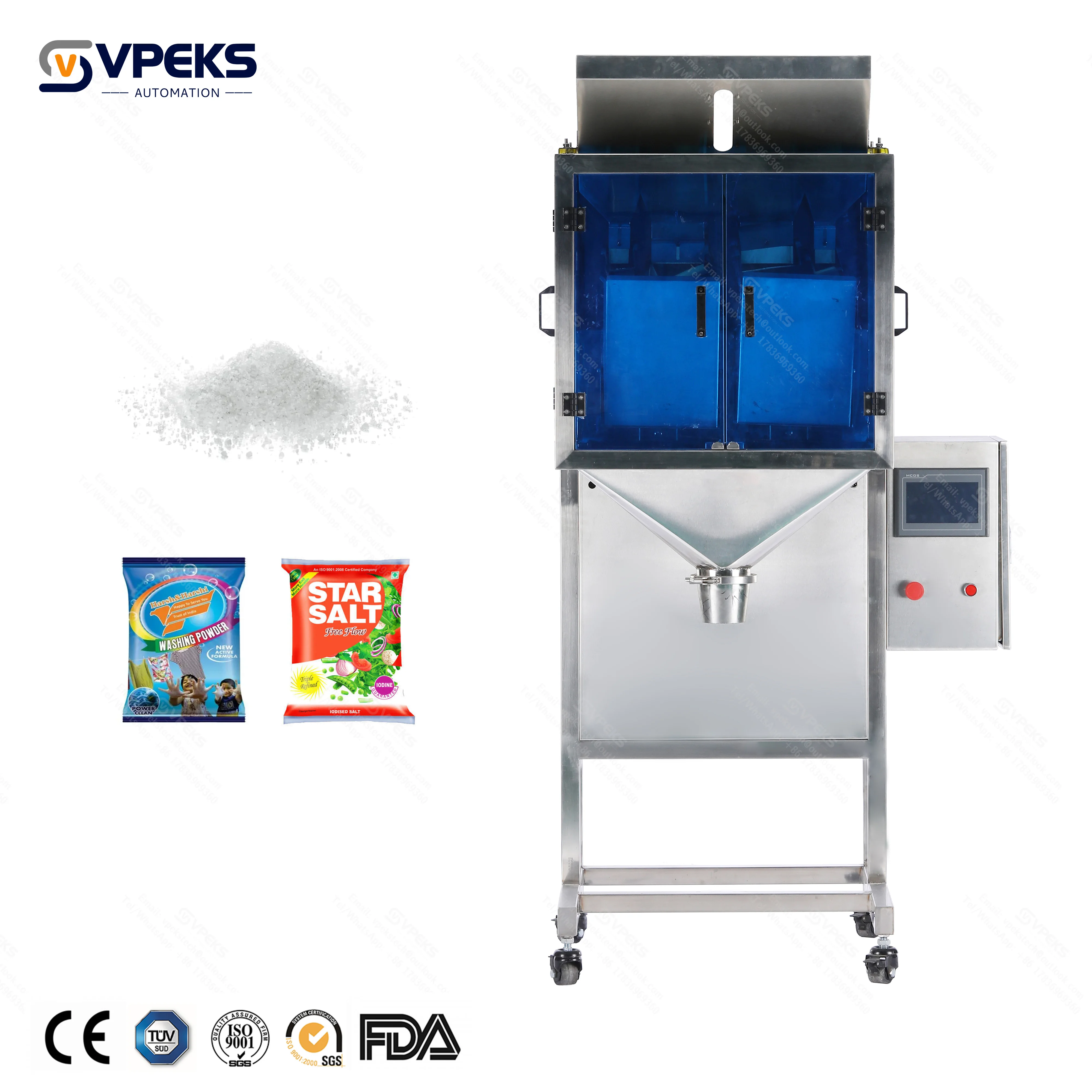 High Speed and Low Noise Two-head Scale Automatic Quantitative Packing ...