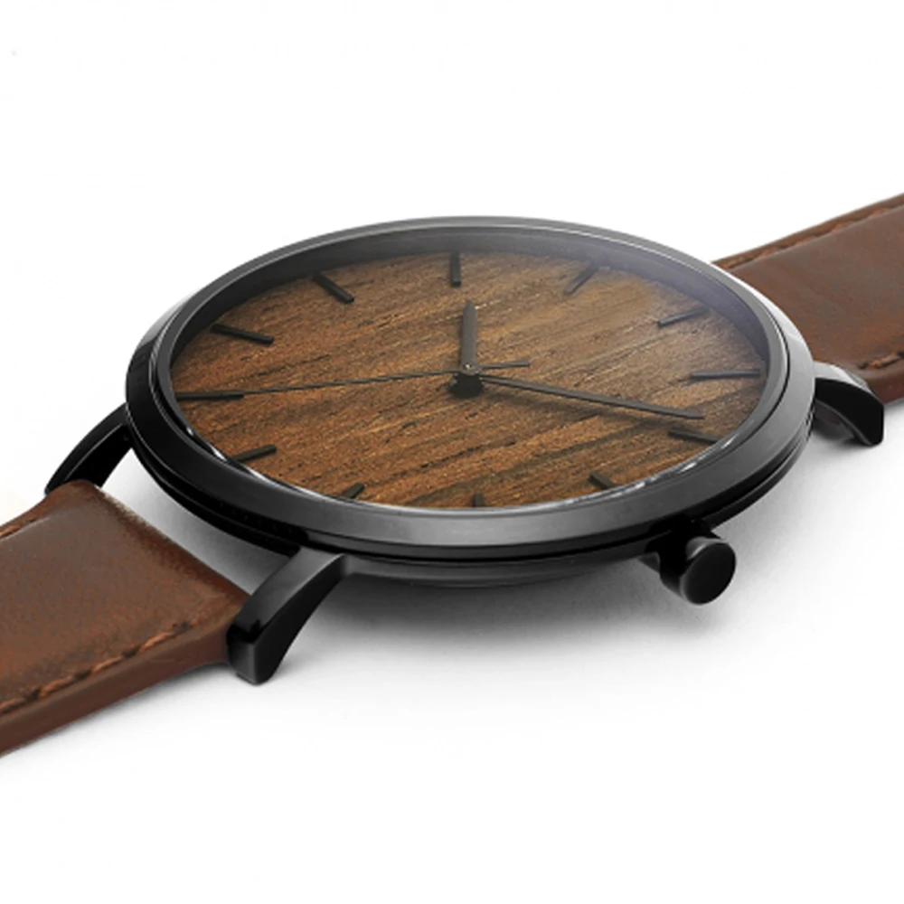 mens watches wood face