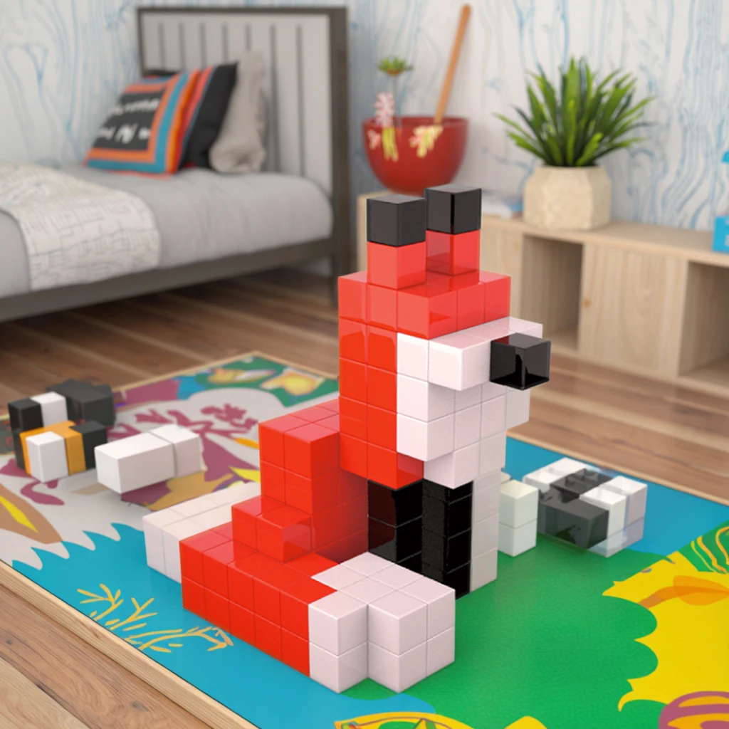 ABS Magnetic Cube Construction Building Blocks