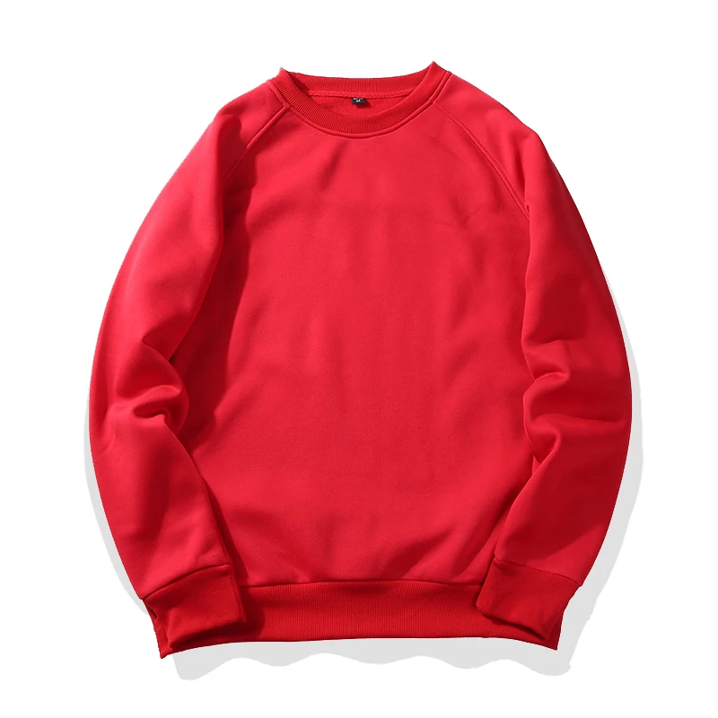 Wholesale Blank Fleece Crewneck Sweatshirt Men Custom Polyester ...