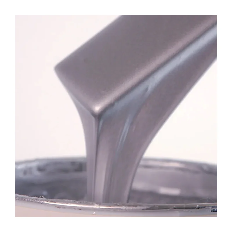 Eco Friendly Water Based Ink Metallic Silver Paste for Screen Printing Strong Metal Sense Ink