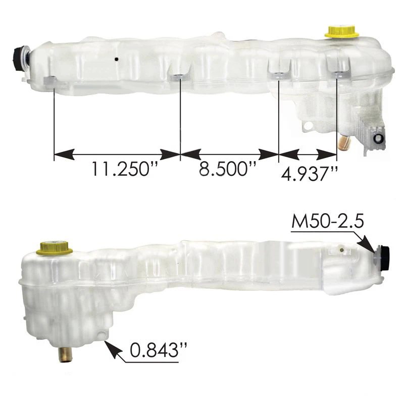 A05-32836-000 Aftermarket Freightliner Coolant Reservoir Tank
