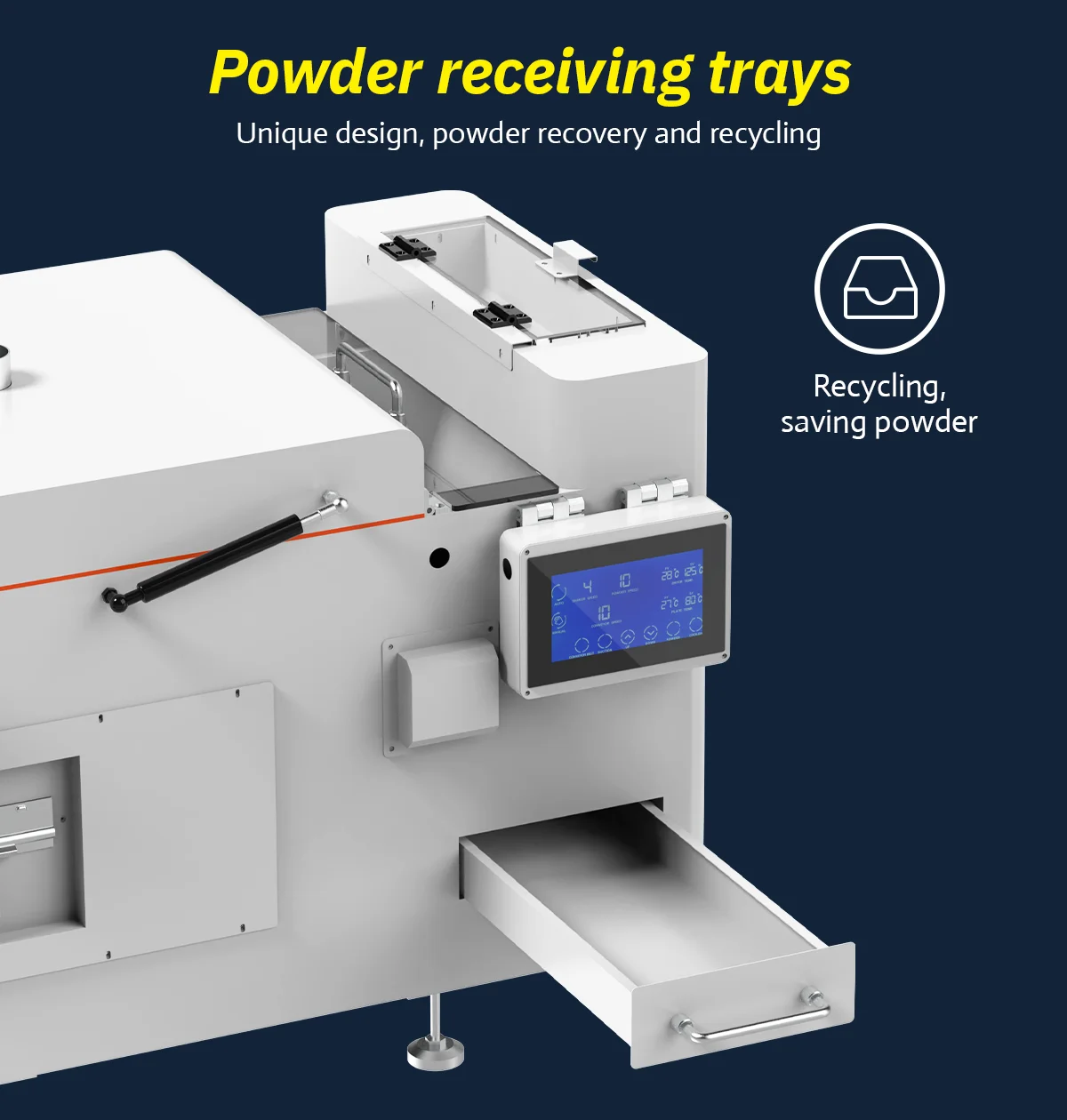 Full-Automatic DTF Printer with 720*1800 dpi Resolution and 8PASS 3.5m²/h Speed for High-Quality Direct to Film Printing