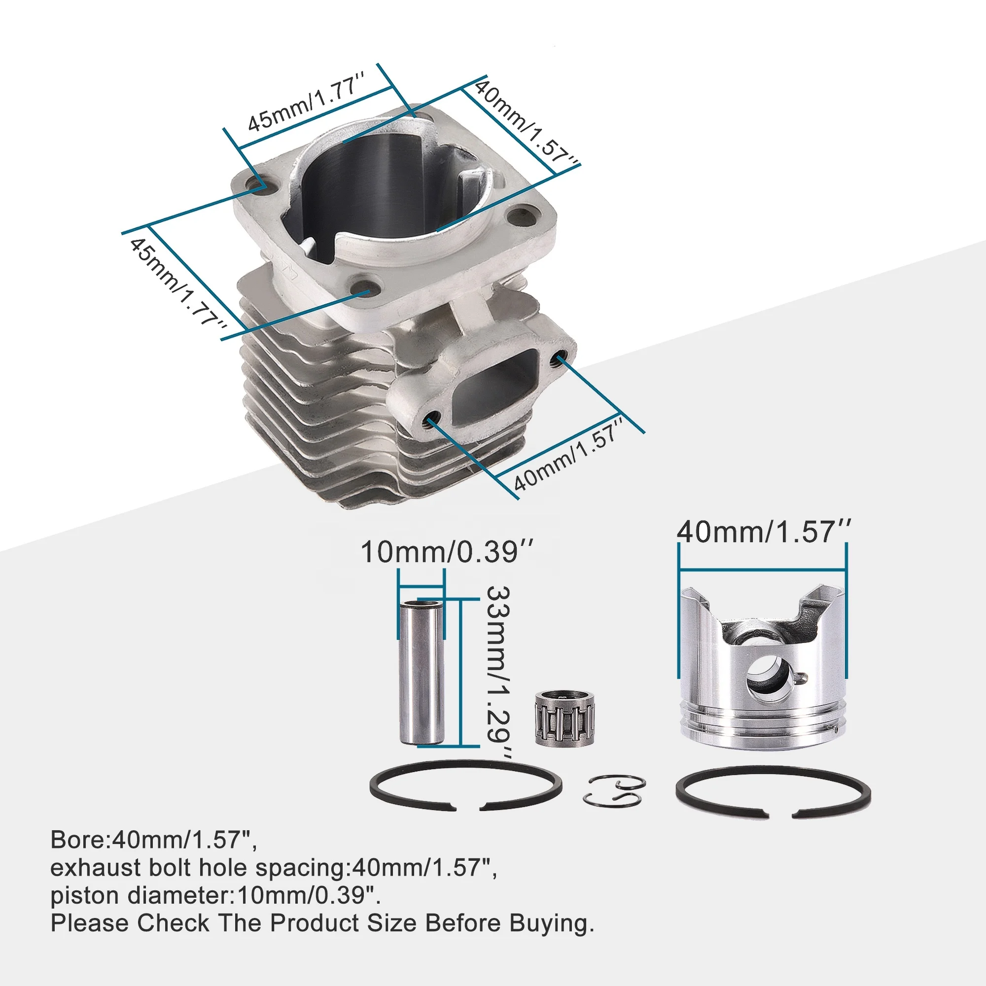 GOOFIT Kit De Joints De Cylindre De Rechange Pour