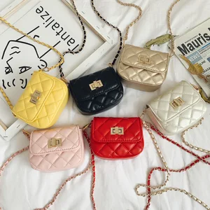Colorful Design Woman Crossbody Bag Girls Wholesale Fashion Pink Purse for Children New Styles Mini Kids Handbags for Outdoor