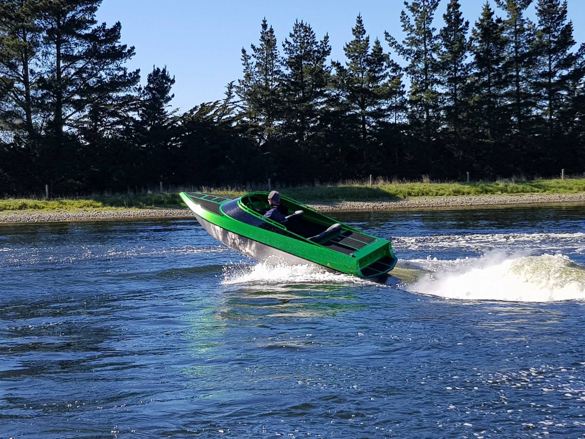 Kinocean 24 Person Aluminum Drifting Jet Inboard Motor Boats With Jet