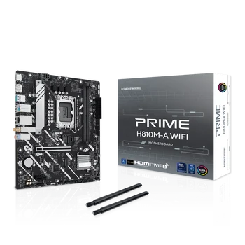 2025 New Released AS-US PRIME H810M-A WIFI DDR5 6400MT/s PCIe4.0 USB 10Gbps Support WIFI6 LGA1851 CPU Ultra 265K 245K 285K