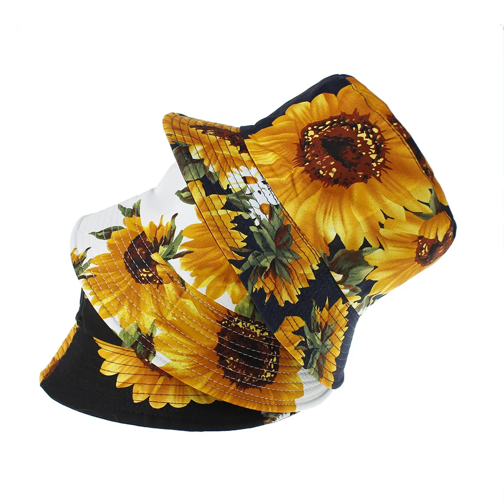 Bucket Hat,Sunflower Fisherman Hat 