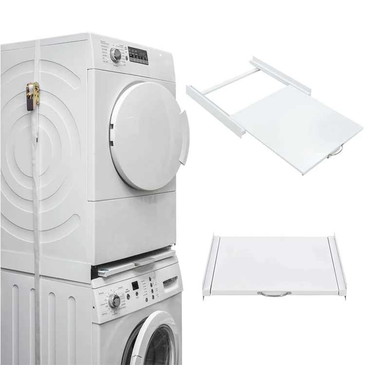 Washing Machine Tumble Dryer Stacking Kit With Laundry Shelf Tray Universal Fit