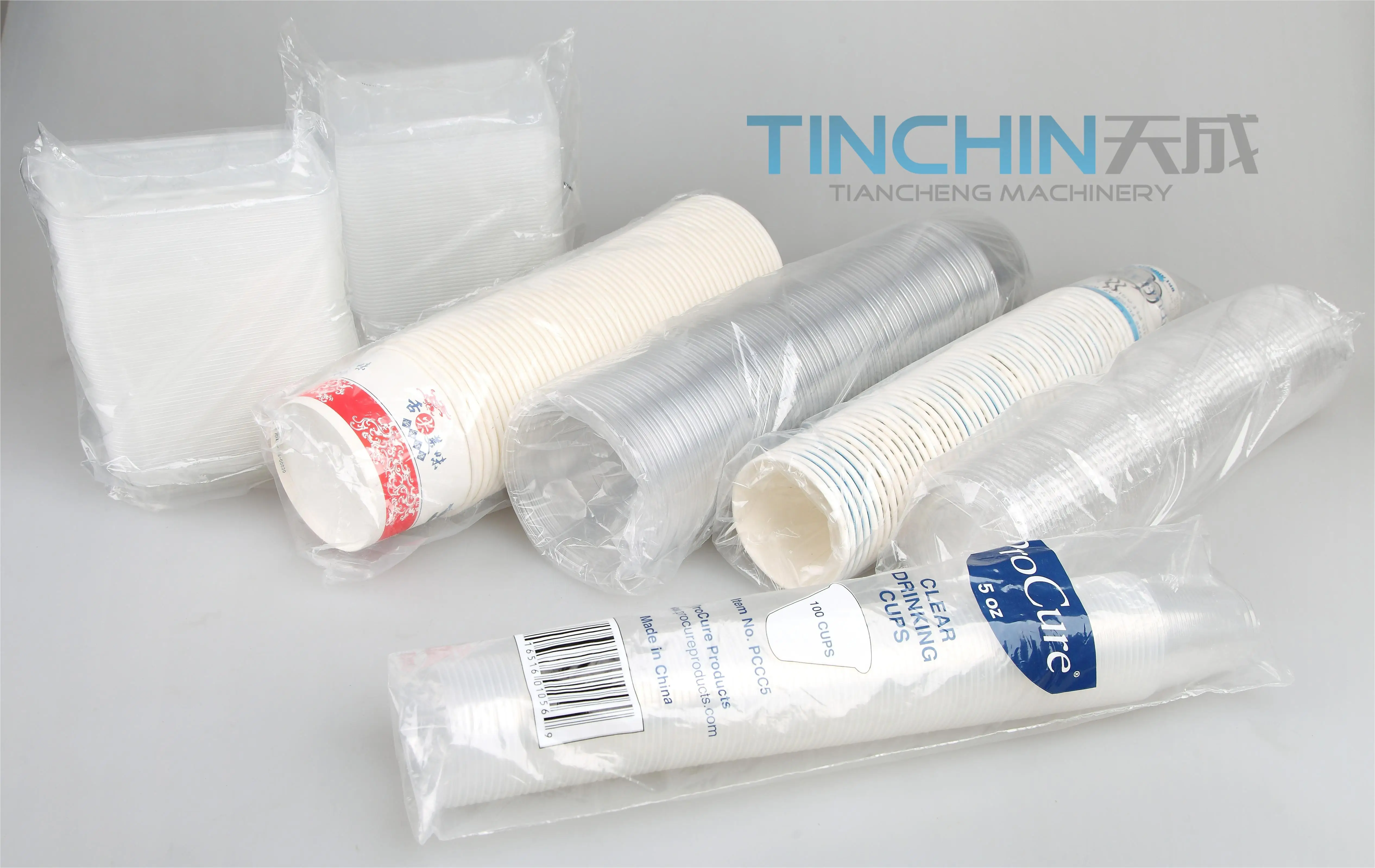 Biodegradable Paper Plastic Lids Packing Machine
