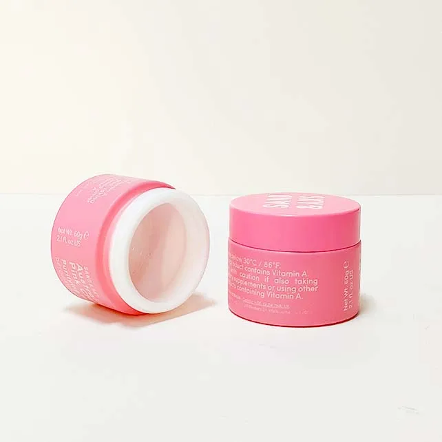 painting matte Frosted pink ceramic glass jar 15ml 20ml 30ml 50ml 100ml opal white glass cosmetic Face cream jar with Round lid
