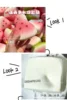 La brique de lait blanche colorée M015 est humide et douce