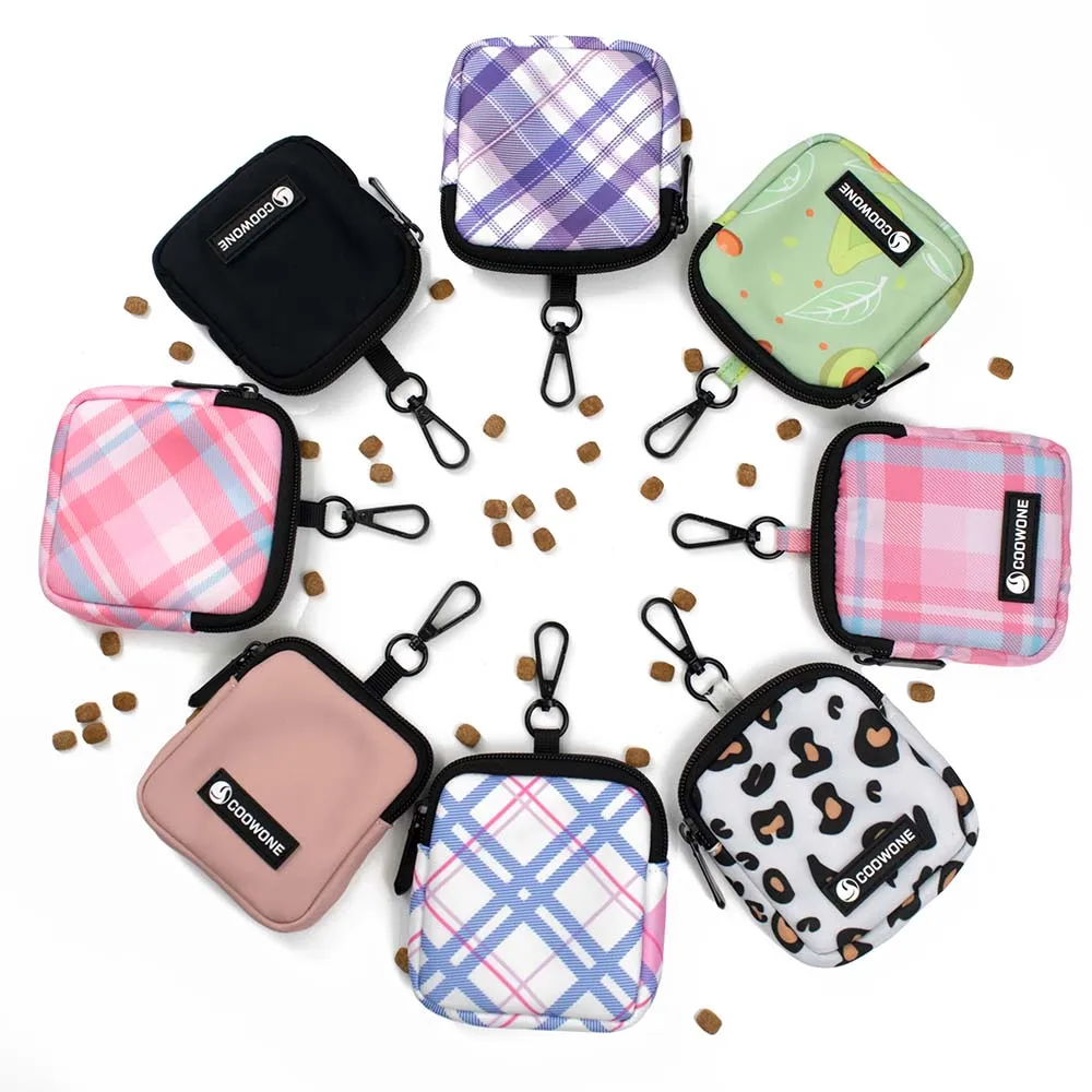 Dog Walk Bag Waterproof Treat Pouch Luxury Portable Shoulder Treat Bag