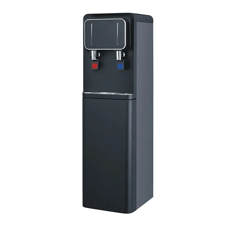 Purificador de sistema RO OEM de fábrica dispensador de agua caliente y fría con fabricador de hielo