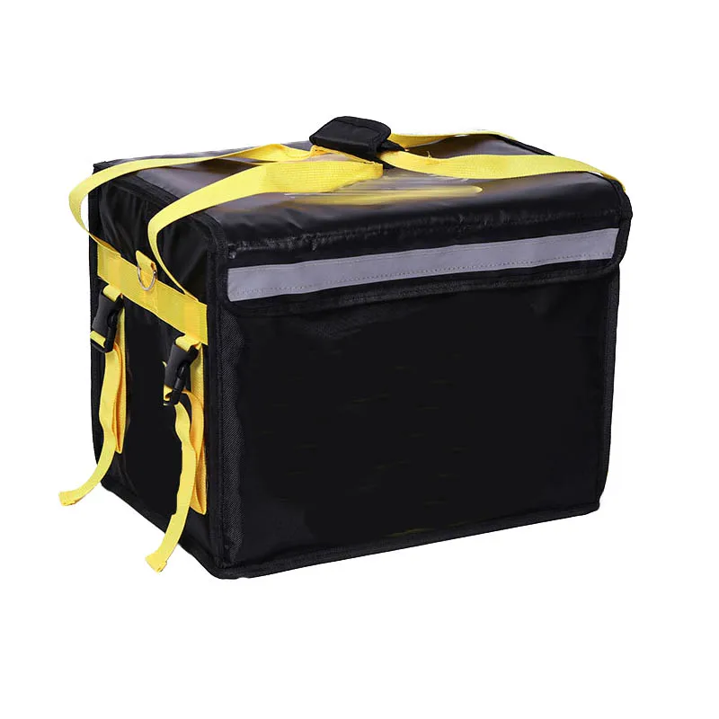 product takeaway durable tarpaulin extra large thermal scooter delivery ice cooler bag for food on bike backpack-2