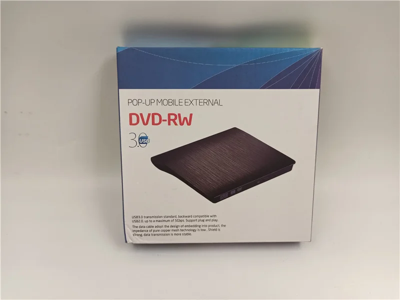 Pop-up Mobil External Dvd Rw Optical Drive Burner High Speed Data ...