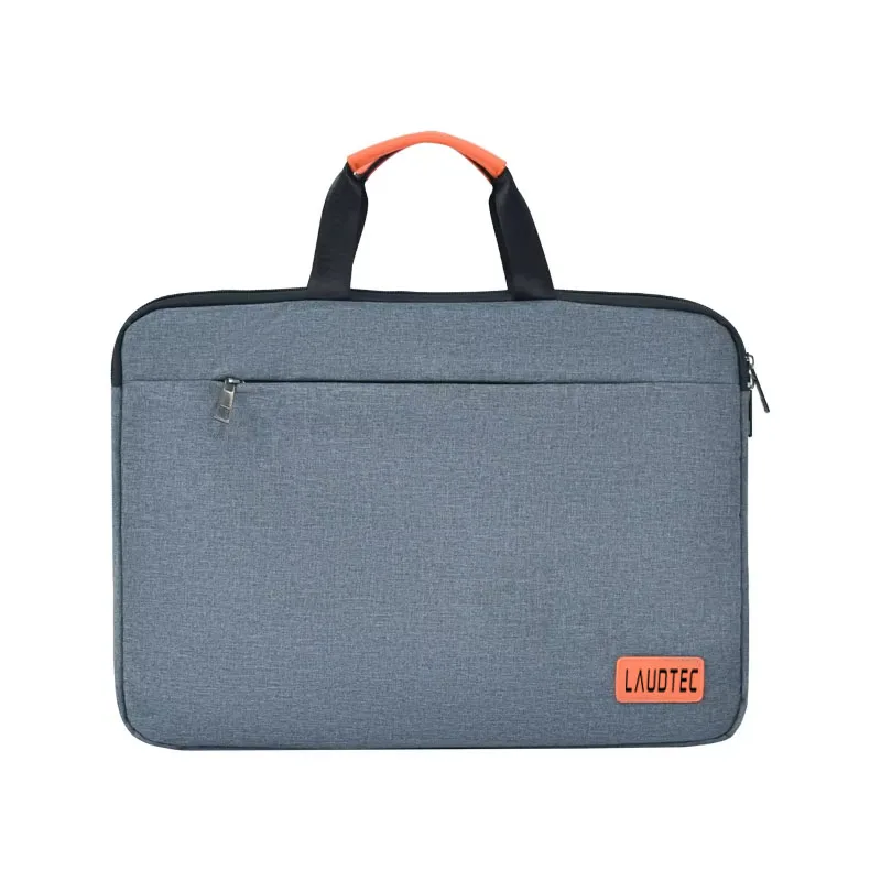 Laudtec Tipo de Negocio Bolso portátil de cuero de hombre maletín de 13 pulgadas de peso ligero de mano portátil bolsos impermeables Logotipo personalizado Dnb56