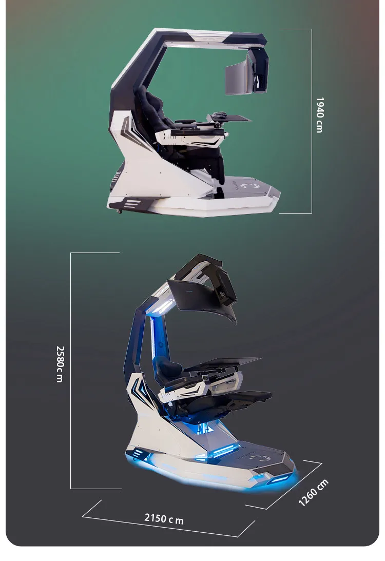 J20 Plus Trex Zero Gravity Gaming Cockpit - Ergonomic Chair with